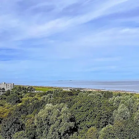 Strandhochhaus Whg 80 81 Seesicht アパート *