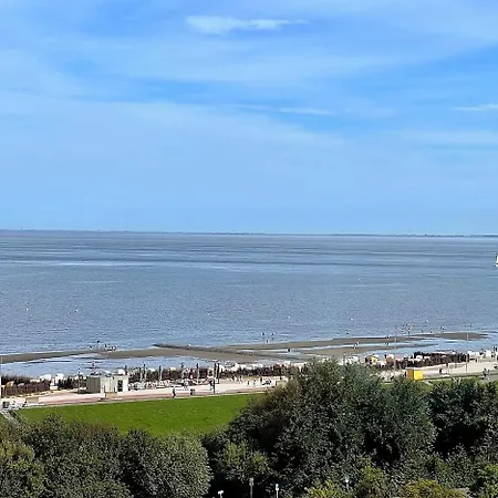 Strandhochhaus Whg 80 81 Seesicht Apartmán